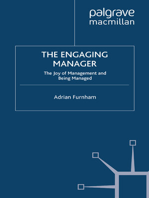 cover image of The Engaging Manager